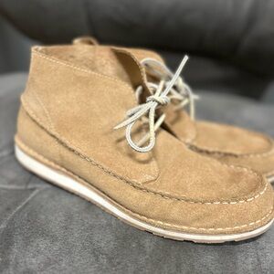 Ariat Tan Suede Moccasins